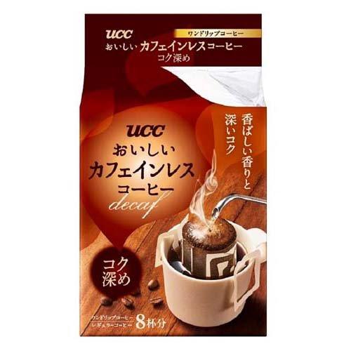 UCC おいしいカフェインレス ドリップコーヒー コク深め ( 8杯分 )/ おいしいカフェインレス...