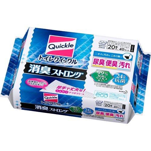 トイレクイックル 消臭ストロング フレッシュハーブの香り つめかえ用 ( 20枚入 )/ 消臭ストロ...