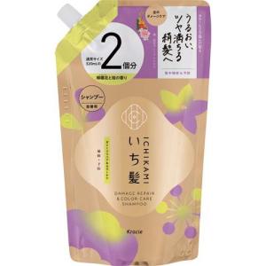 いち髪 ダメージリペア＆カラーケア シャンプー 詰め替え 大容量 ( 640ml )/ いち髪