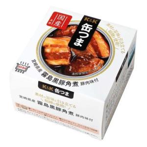 K＆K 缶つま 宮崎県産 霧島黒豚角煮 ( 80g )