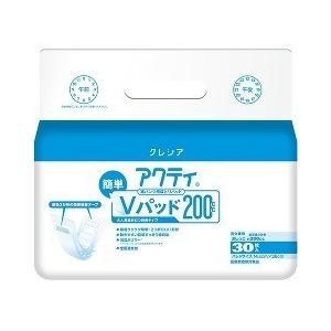 アクティ 紙パンツ用尿取りパッド 簡単Vパッド200cc ( 30枚入