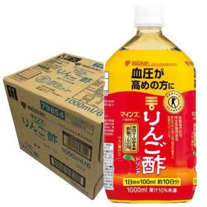 ミツカン マインズ(毎飲酢) りんご酢ドリンク ( 1L*6本入 )/ ミツカンお酢ドリンク ( トクホ 特定保健用食品 りんご酢 リンゴ酢 飲む酢 )