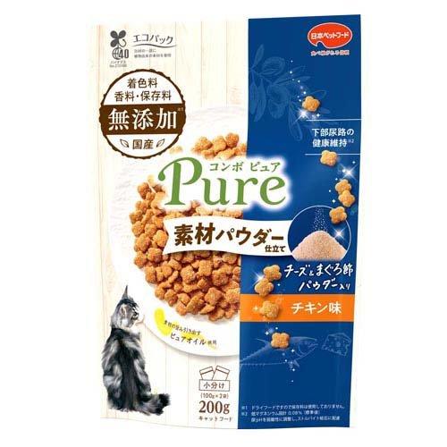 コンボ ピュア キャット チキン味 チーズ＆まぐろ節パウダー仕立て ( 200g )/ コンボ ピュ...