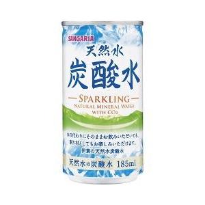 サンガリア 天然水炭酸水 ( 185mL*30本入 )/ サ...