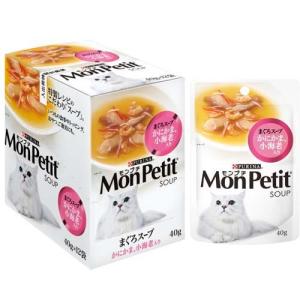 モンプチ パウチ スープ まぐろかにかま具だくさんスープしらす ( 40g