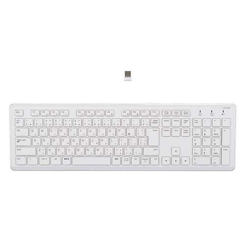 MCO 無線 超静音フルキーボード (テンキー付) FKB-R249W ( 1個 )