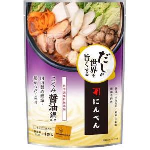 にんべん だしが世界を旨くする こくみ醤油鍋スープ / にんべん
