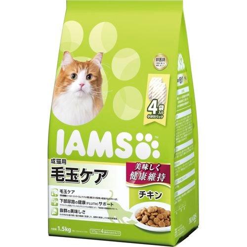 アイムス 成猫用 毛玉ケア チキン ( 1.5kg )/ アイムス ( キャットフード )