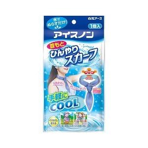 アイスノン 首もとひんやり氷結ベルト ( 1セット )/ 首元ベルト 冷却