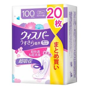 ウィスパー うすさら吸水 85cc 女性用 吸水ケア 大容量 ( 22枚入