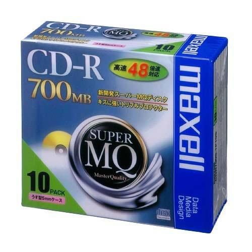 マクセル データ用CD-R SuperMQシリーズ CDR700S.1P10S ( 10枚入 )/ ...