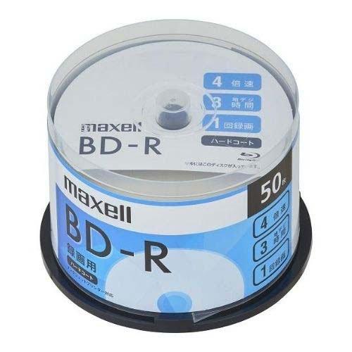 マクセル BD-R 25GB 4倍速対応 ホワイトプリンタブル BRV25SIWP.50SP ( 5...