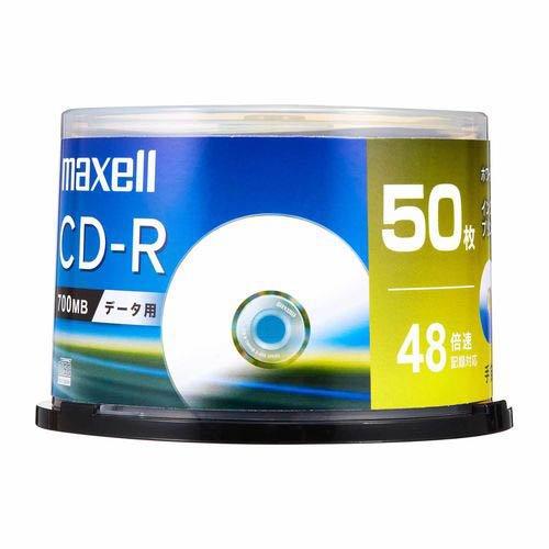 マクセル データ用 CD-R 700MB 48倍速対応プリンタブル CDR700PN.50SP ( ...