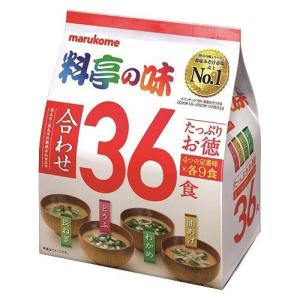 マルコメ 料亭の味 みそ汁 合わせ ( 36食入 )/ 料亭の味｜soukai