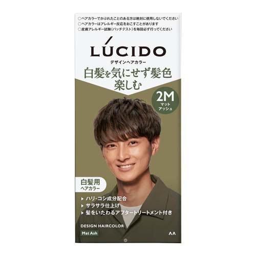 LUCIDO(ルシード) デザインヘアカラー マットアッシュ 白髪染め メンズ ( 1セット )/ ...