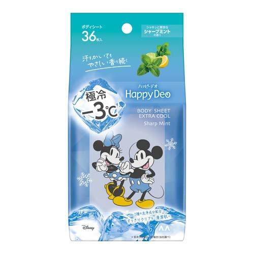 マンダム ハッピーデオ ボディシート 極冷 シャープミント ( 36枚入 )/ ハッピーデオ
