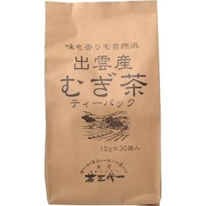 茶三代一 出雲産麦茶ティーパック ( 10g*30袋入 )/ 茶三代一｜soukai