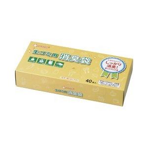 コア 消臭袋 持ち手付き ポリ袋 5L 黒 マチ付き boxタイプ ST-050 ( 50