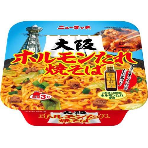 大阪ホルモンたれ焼きそば ( 12個入 )/ ニュータッチ