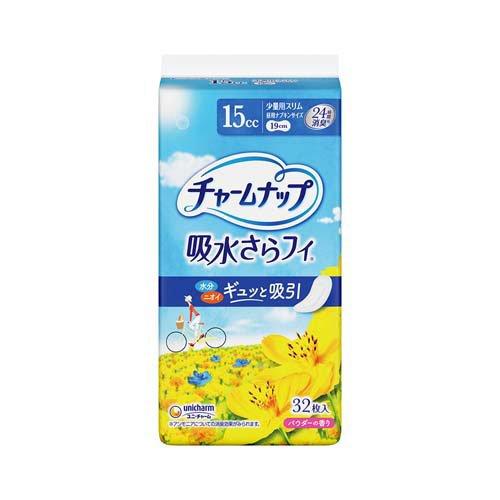 チャームナップ 吸水さらフィ 少量用 羽なし 15cc 19cm ( 32枚入 )/ チャームナップ...
