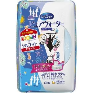 (ムーミンデザイン)シルコット ウェットティッシュ ピュアウ...
