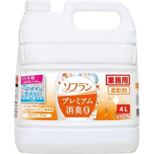 ソフラン プレミアム消臭 柔軟剤 アロマソープの香り 業務用 ( 4L )/ ソフラン｜soukai