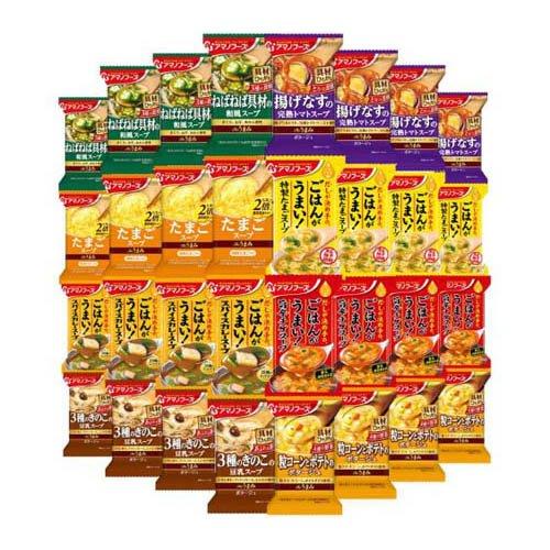 Theうまみシリーズ スープ フリーズドライ 8種アソート ( 32食入 )/ アマノフーズ
