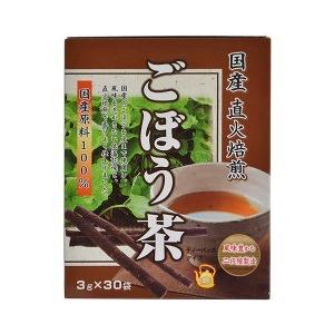 国産 直火焙煎 ごぼう茶 ( 3g*30袋入 )/ ユニマットリケン : 爽快