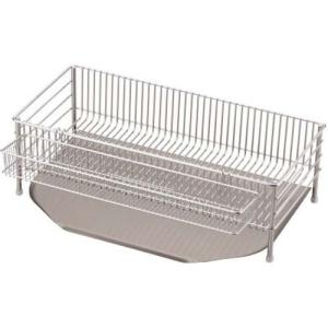 ラバーゼ la base ニュー水切りかご 大 横置タイプ 3点 DLM-8563有元