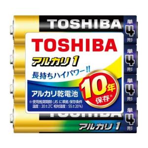 東芝 アルカリ1 単四 4P シュリンク LR03AN4KP ( 4本入 )/ 東芝(TOSHIBA)｜soukai