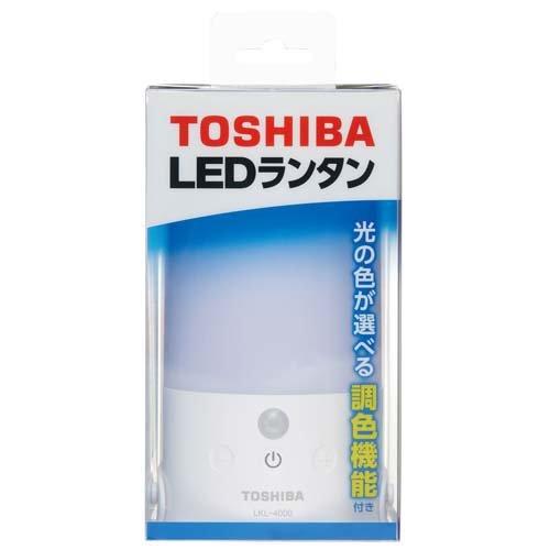 東芝 センサー付きLEDランタン LKL-4000(W) ( 1台 )/ 東芝(TOSHIBA)