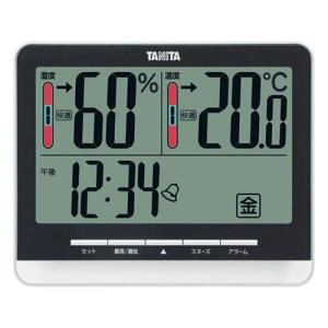 タニタ デジタル温湿度計 ブラック TT-538-BK ( 1台 )/ タニタ(TANITA)｜soukai