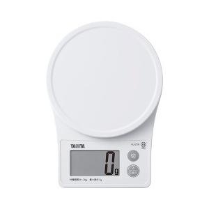 タニタ はかり スケール 料理 2kg 1g デジタル ホワイト KF-200 WH 2zzhgl6 タニタ デジタルクッキングスケール ホワイト KF-200-WH ( 1台