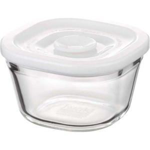 iwaki 密閉パック＆レンジ 角型 450ml ホワイト C3247MP-W ( 1個