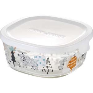 イワキ(iwaki) パック＆レンジ ピンク 角型 450ml KC3240N-P ( 1個入