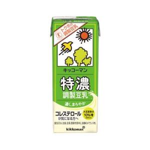 キッコーマン 特濃調製豆乳 ( 200ml*18本入 )/ キッコーマン ( トクホ(特定保健用食品) たんぱく質 )｜soukai