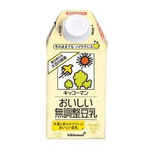 キッコーマン おいしい無調整豆乳500 ( 500ml*12本入 )/ キッコーマン｜soukai