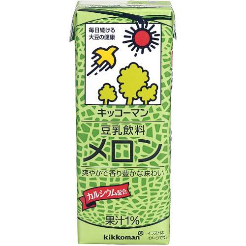 キッコーマン 豆乳飲料 メロン ( 200ml*18本入 )/ キッコーマン