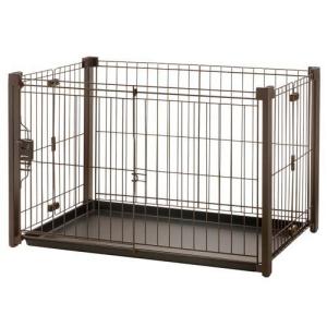 ペティオ トイレのしつけが出来る ドッグルームサークル ブラウン