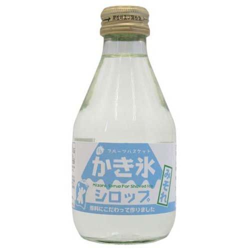 (訳あり)かき氷シロップ みぞれ ハチミツ入 ( 180ml )/ フルーツバスケット