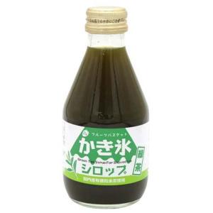 (訳あり)かき氷シロップ 緑茶 ( 180ml )/ フルーツバスケット｜soukai
