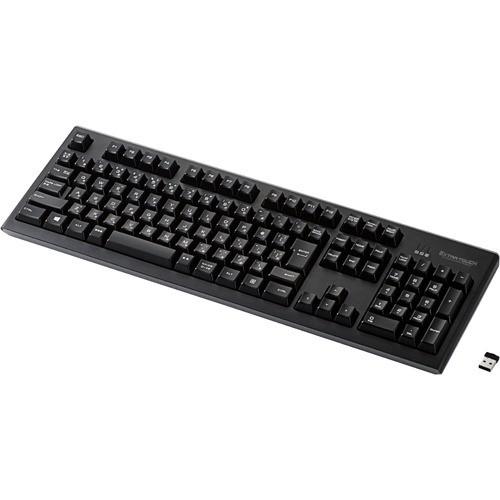 エレコム キーボード ワイヤレス 無線 1000万回耐久 メカニカルライク TK-FDM088TBK...