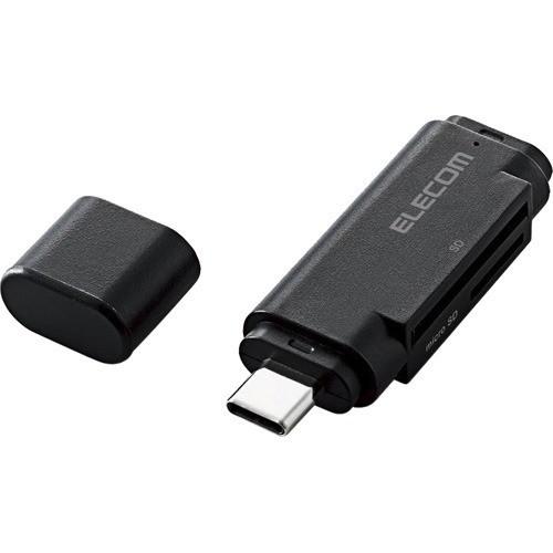 エレコム USB Type-Cメモリリーダライタ スティックタイプ ブラック MR3C-D011BK...