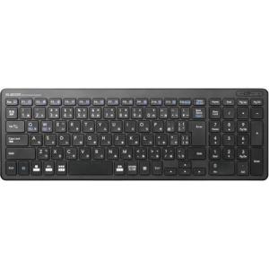 エレコム ワイヤレスキーボード 無線 静音 軽量 パンタグラフ式 TK