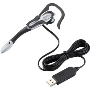 エレコム USBヘッドセット ヘッドフォン イヤホン マイク 片耳 イヤーフック USB 1.8m ( 1個 )/ エレコム(ELECOM)｜soukai