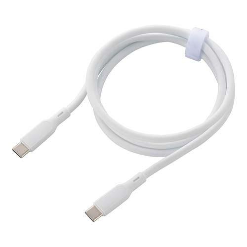 なめらかケーブル USB-C to C 1m ホワイト SMT-L10SCC-W ( 1個 )/ A...