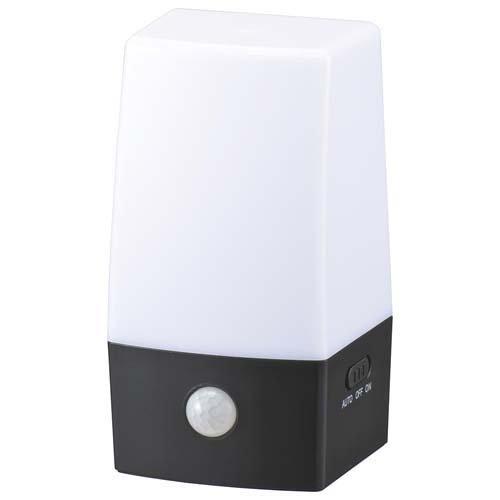 LEDセンサーライト 乾電池式 置き型 LS-B200JS-3 ( 1個 )/ OHM