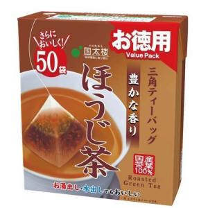 国太楼 豊かな香り ほうじ茶 三角ティーバッグ ( 50袋入 )/ 国太楼｜soukai