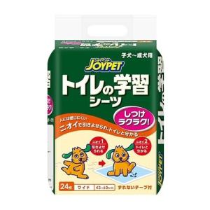 ジョイペット トイレの学習シーツ ワイド ( 24枚入 )/ ジョイペット(JOYPET)｜soukai