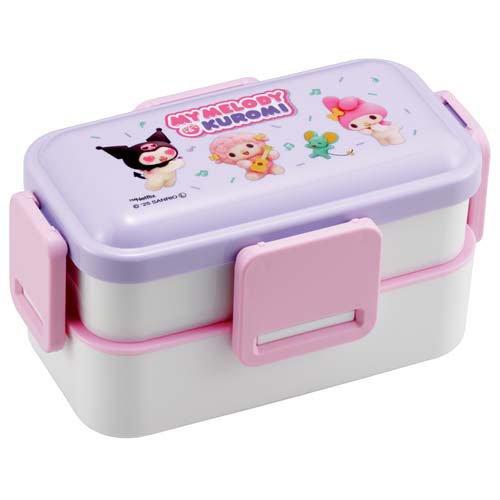 お弁当箱 スリム 二段 ランチボックス 600ml マイメロディ＆クロミ Netflix PFLW4...